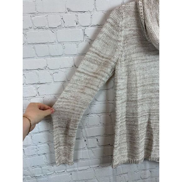 INC INTERNATIONAL CONCEPTS natural beige sequins knit sweater pullover size M - Picture 4 of 5